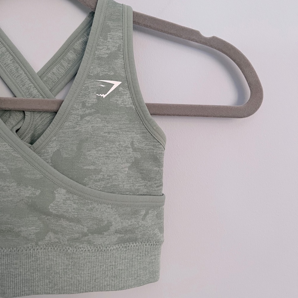 Gymshark Camo Seamless Sports Bra